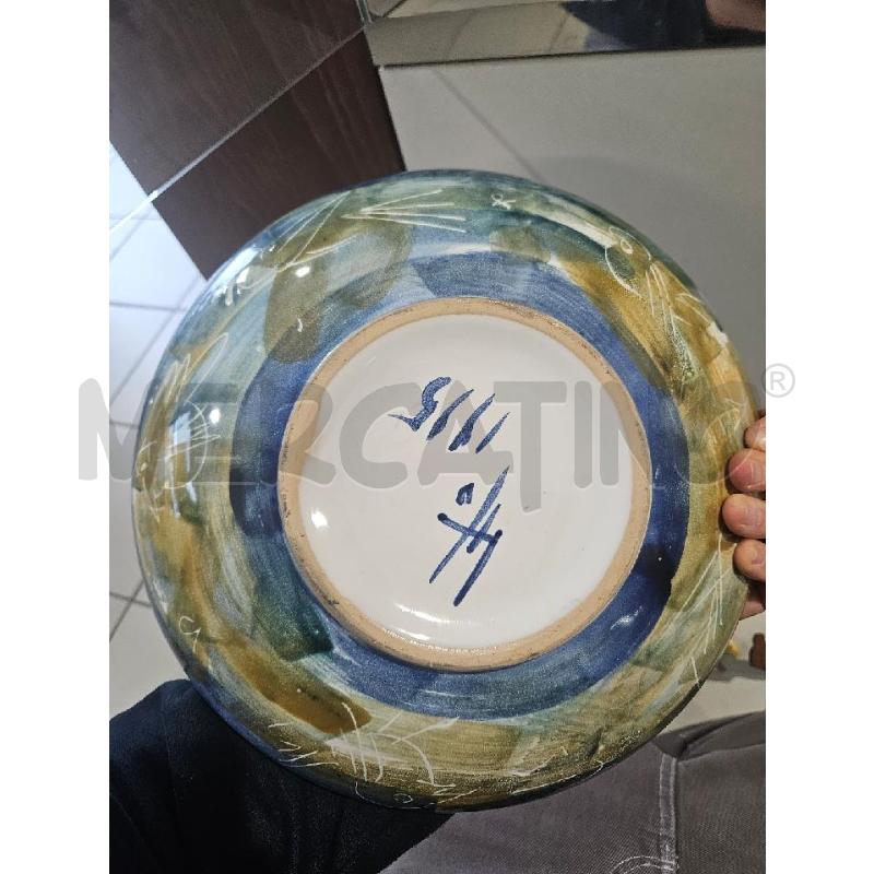 PIATTO CENTROTAVOLA CER. 30CM UCCELLINO | Mercatino dell'Usato Modena 2