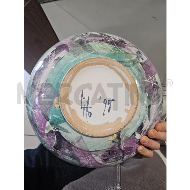 PIATTO CENTROTAVOLA CER. UCCELLINO 30CM | Mercatino dell'Usato Modena 2