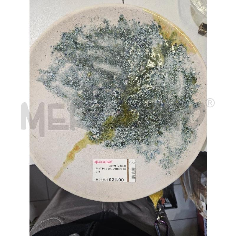 PIATTO CER. CURCIO 30CM | Mercatino dell'Usato Modena 1