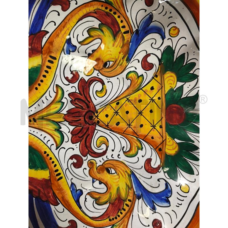 PIATTO DRAGO CER. DERUTA 30CM DECORATIVO | Mercatino dell'Usato Modena 2