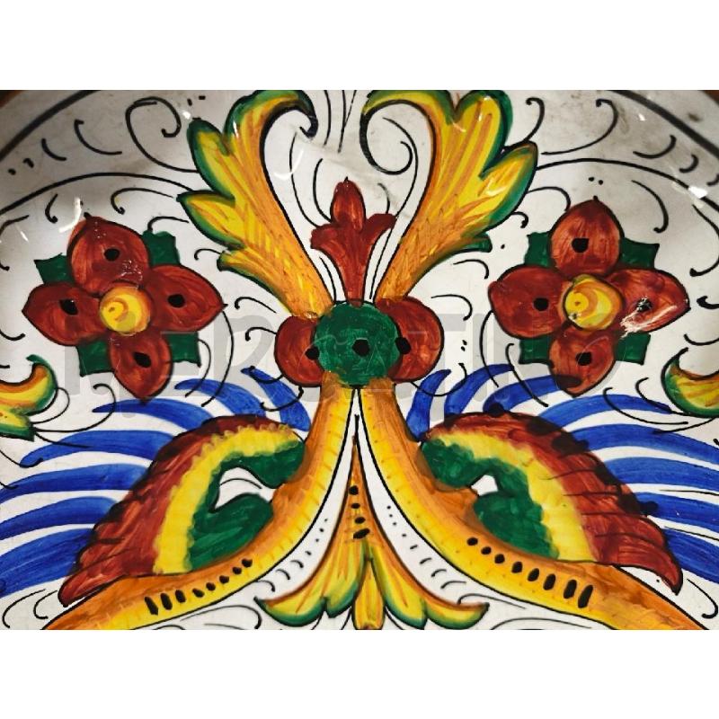 PIATTO DRAGO CER. DERUTA 30CM DECORATIVO | Mercatino dell'Usato Modena 3