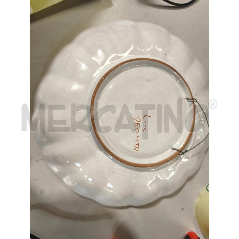 PIATTO DRAGO CER. DERUTA 30CM DECORATIVO | Mercatino dell'Usato Modena 4