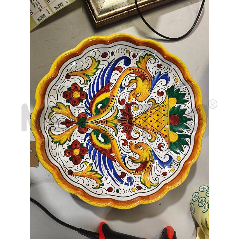 PIATTO DRAGO CER. DERUTA 30CM DECORATIVO | Mercatino dell'Usato Modena 1