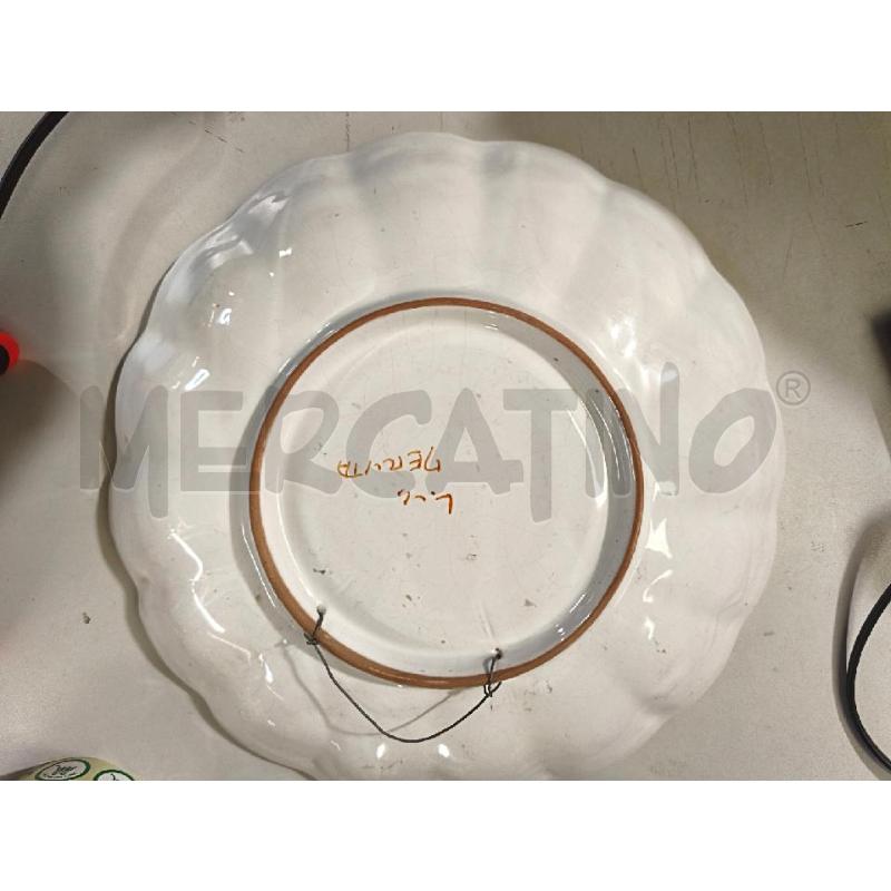 PIATTO DRAGO CER. DERUTA 30CM DECORATIVO | Mercatino dell'Usato Modena 4