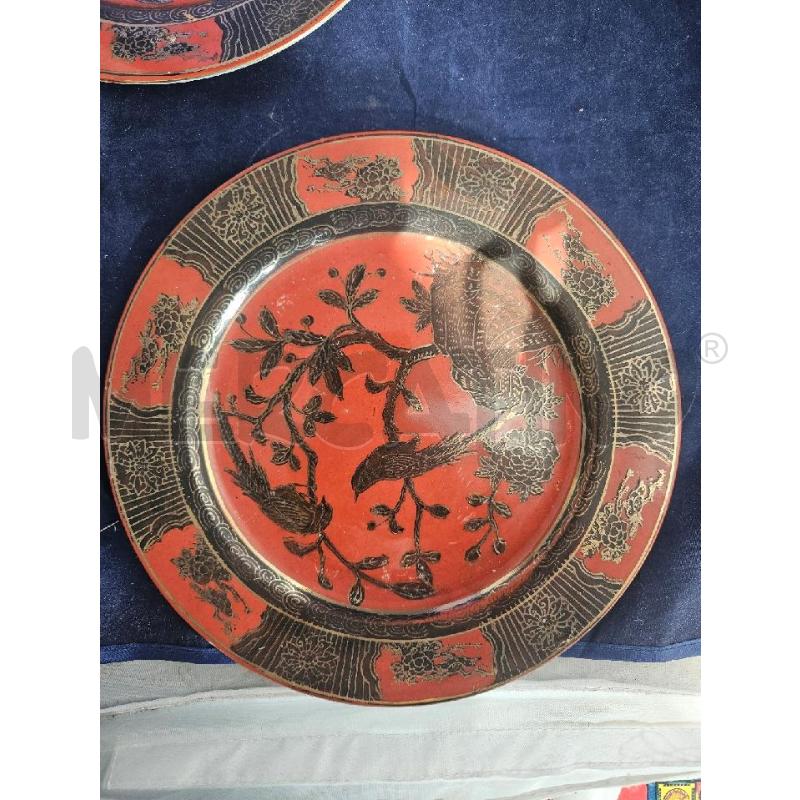 PIATTO ORIENTALE PRCLL 25CM UCCELLINI  | Mercatino dell'Usato Modena 1