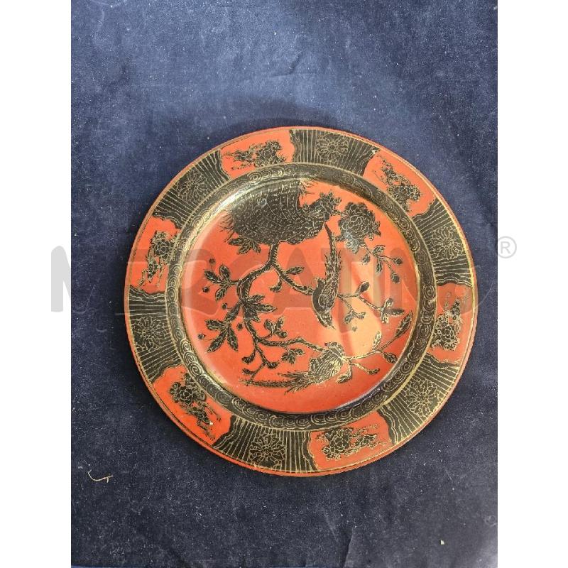 PIATTO ORIENTALE PRCLL 25CM UCCELLINI  | Mercatino dell'Usato Modena 1
