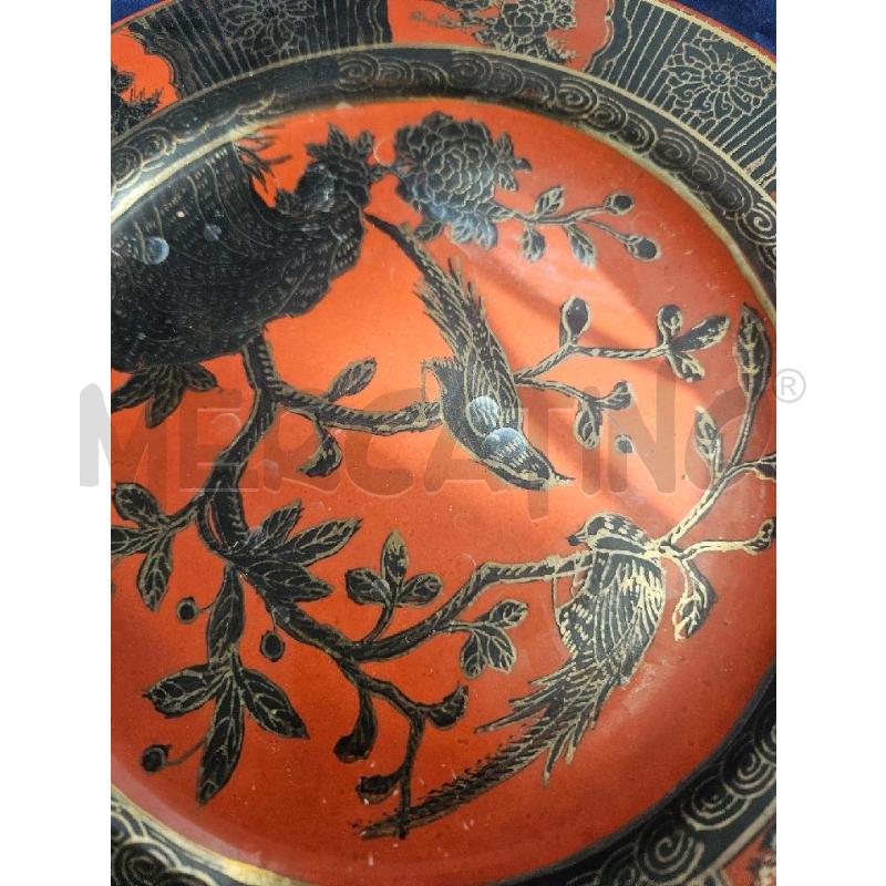 PIATTO ORIENTALE PRCLL 25CM UCCELLINI  | Mercatino dell'Usato Modena 2