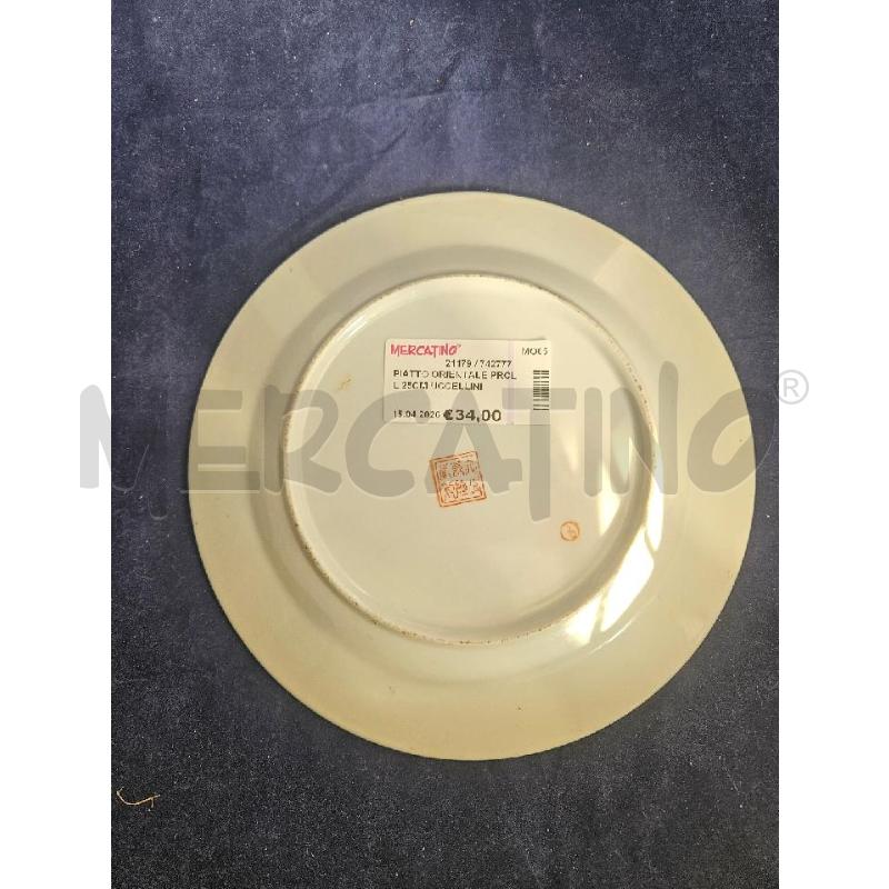 PIATTO ORIENTALE PRCLL 25CM UCCELLINI  | Mercatino dell'Usato Modena 3
