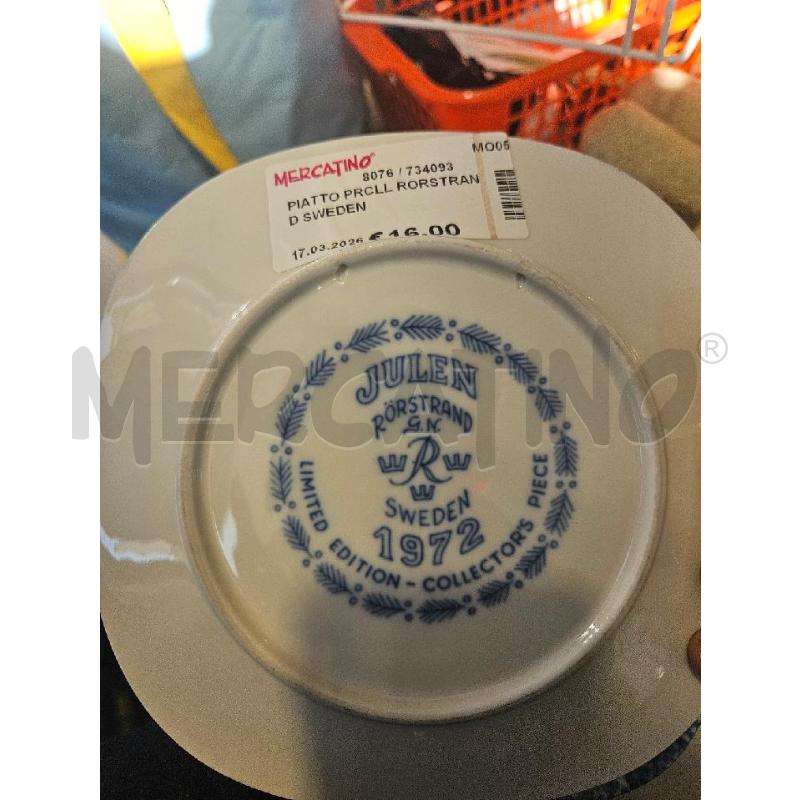 PIATTO PRCLL RORSTRAND SWEDEN | Mercatino dell'Usato Modena 2