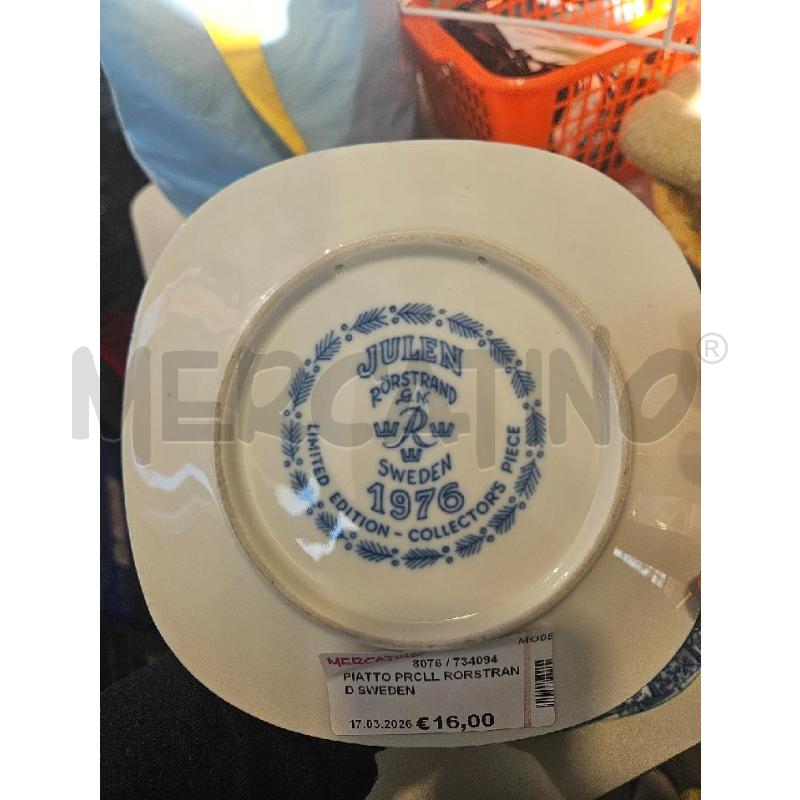 PIATTO PRCLL RORSTRAND SWEDEN | Mercatino dell'Usato Modena 2