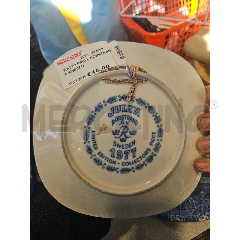 PIATTO PRCLL RORSTRAND SWEDEN | Mercatino dell'Usato Modena 2