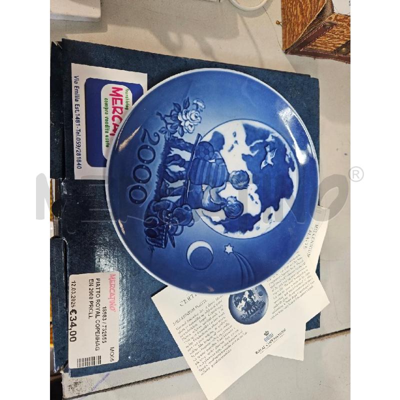 PIATTO ROYAL COPENHAGEN 2000 PRCLL  | Mercatino dell'Usato Modena 1