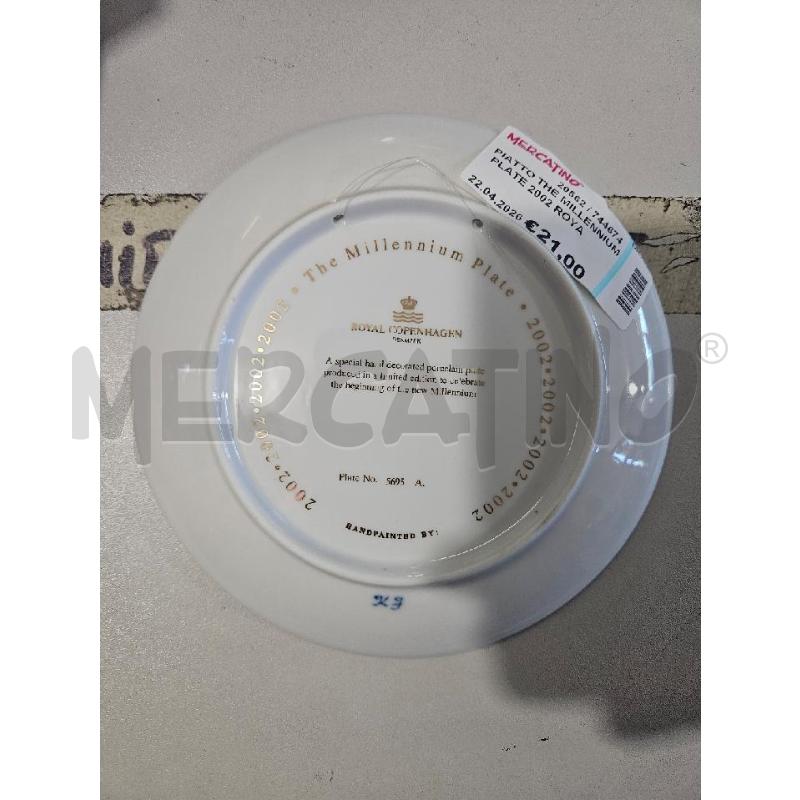 PIATTO THE MILLENNIUM PLATE 2002 ROYAL COPENAGHEN | Mercatino dell'Usato Modena 2