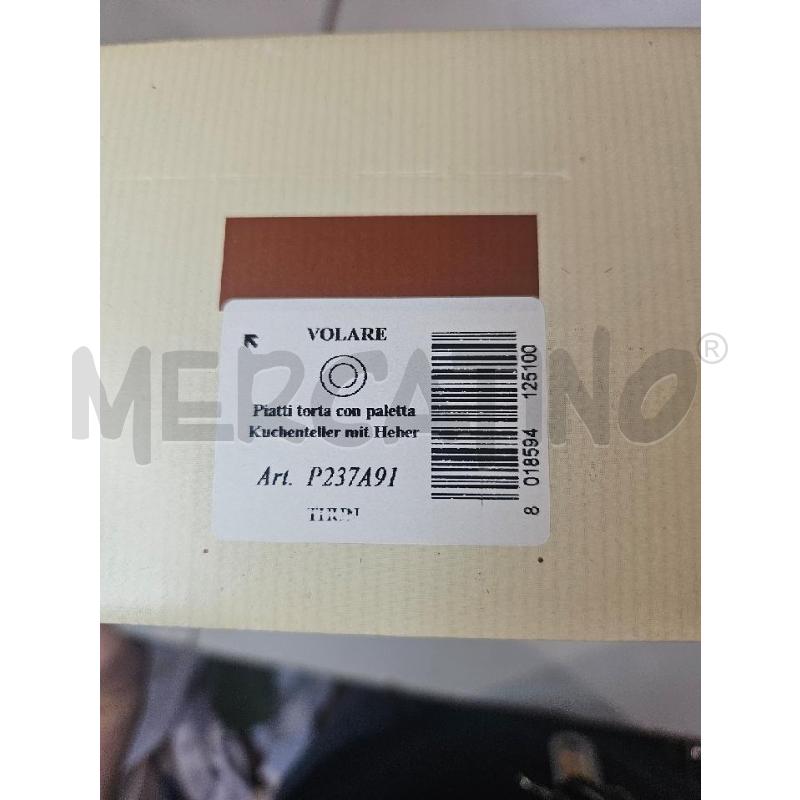 PIATTO TORTA + PALETTA PRCLL THUN  AL VOLO VOLARE 38CM | Mercatino dell'Usato Modena 5