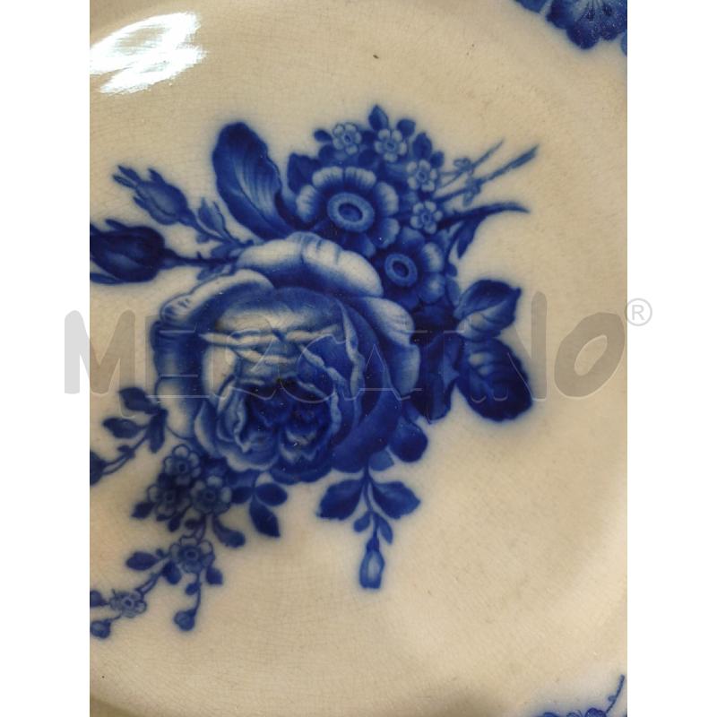 PIATTO VILLEROY BOCH CER. METTLACH FIORI BLU 26CM | Mercatino dell'Usato Modena 2