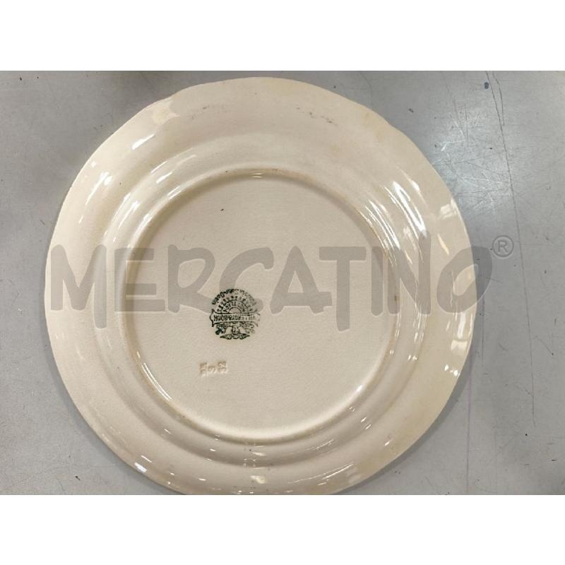 PIATTO VILLEROY BOCH CER. METTLACH FIORI BLU 26CM | Mercatino dell'Usato Modena 3