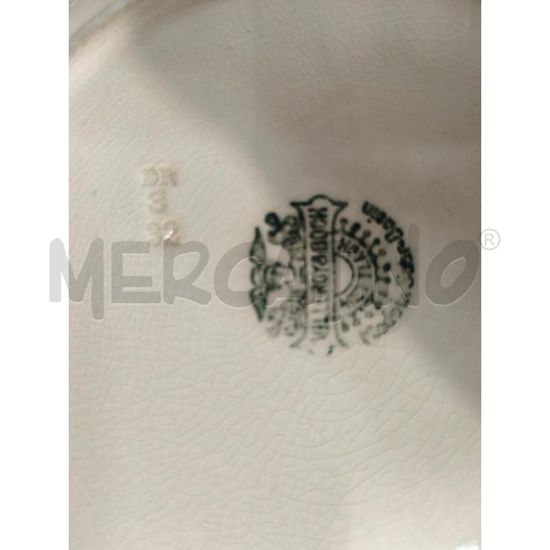 PIATTO VILLEROY BOCH CER. METTLACH FIORI BLU 26CM | Mercatino dell'Usato Modena 4