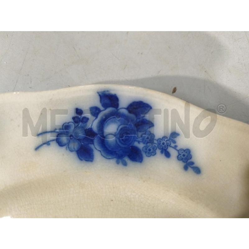 PIATTO VILLEROY BOCH CER. METTLACH FIORI BLU 26CM | Mercatino dell'Usato Modena 5
