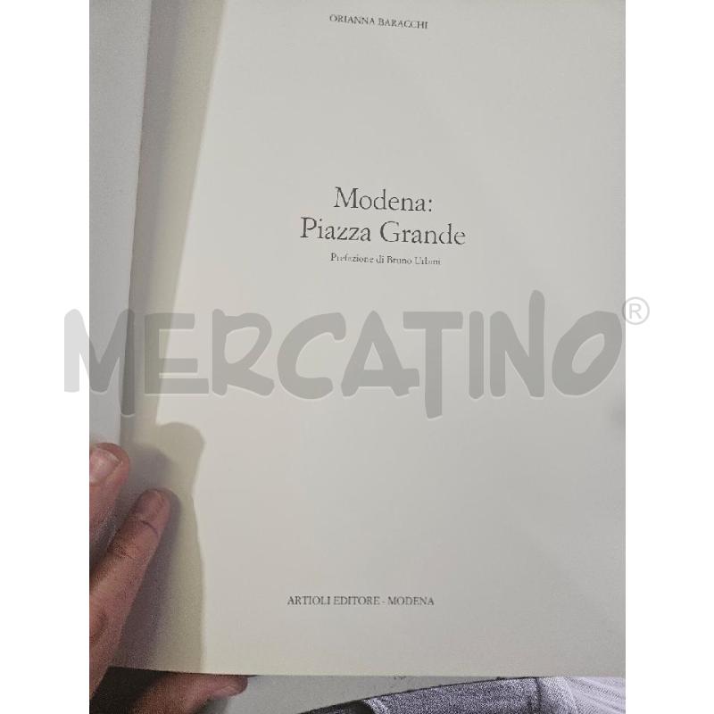 PIAZZA GRANDE O.BARACCHI LIBRO | Mercatino dell'Usato Modena 3