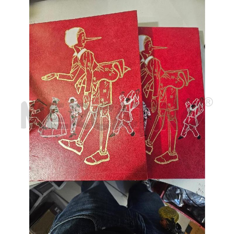 PINOCCHIO 2 VOLUMI FRATELLI FABBRI 1968 ILLUSTRAZIONI SERGIO RIZZATO | Mercatino dell'Usato Modena 1