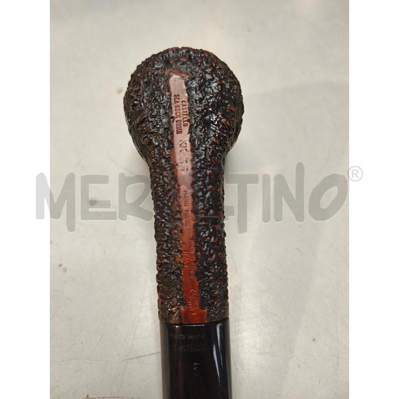 PIPA CASTELLO KK33 SEA ROCK BRIAR 14X5CM SCOTTI FUMATA | Mercatino dell'Usato Modena 3