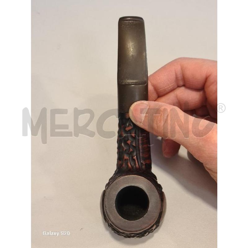 PIPA LEGNO INCISA CON CERCHIO 16X6CM | Mercatino dell'Usato Modena 2