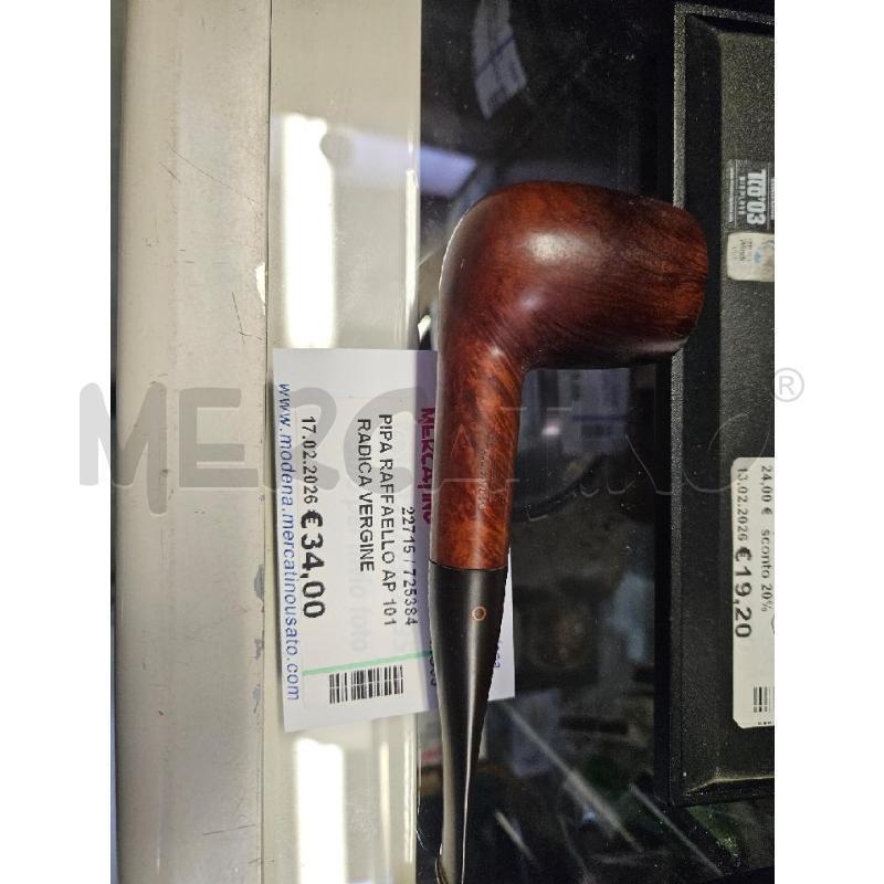 PIPA RAFFAELLO AP 101 RADICA VERGINE FUMATA | Mercatino dell'Usato Modena 1