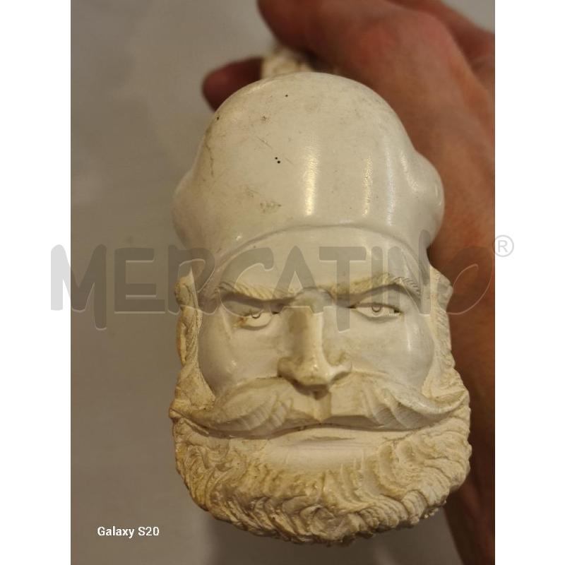 PIPA SCHIUMA DI MARE 40X8CM FUMATA CREPA SBECCATURE | Mercatino dell'Usato Modena 2