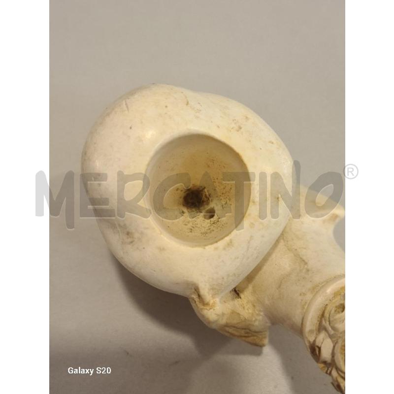 PIPA SCHIUMA DI MARE 40X8CM FUMATA CREPA SBECCATURE | Mercatino dell'Usato Modena 3