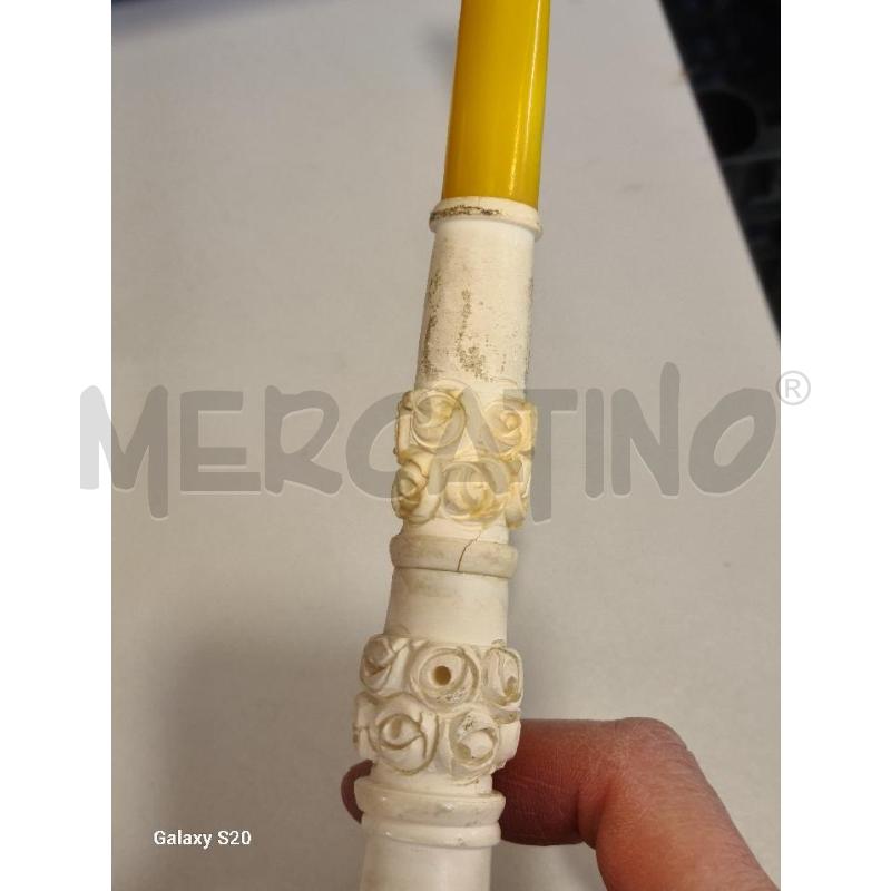 PIPA SCHIUMA DI MARE 40X8CM FUMATA CREPA SBECCATURE | Mercatino dell'Usato Modena 5
