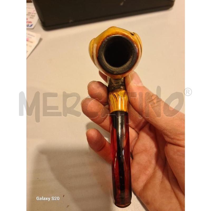 PIPA SCHIUMA DI MARE ARTIGLIO FUMATA ### 14X5CM | Mercatino dell'Usato Modena 3