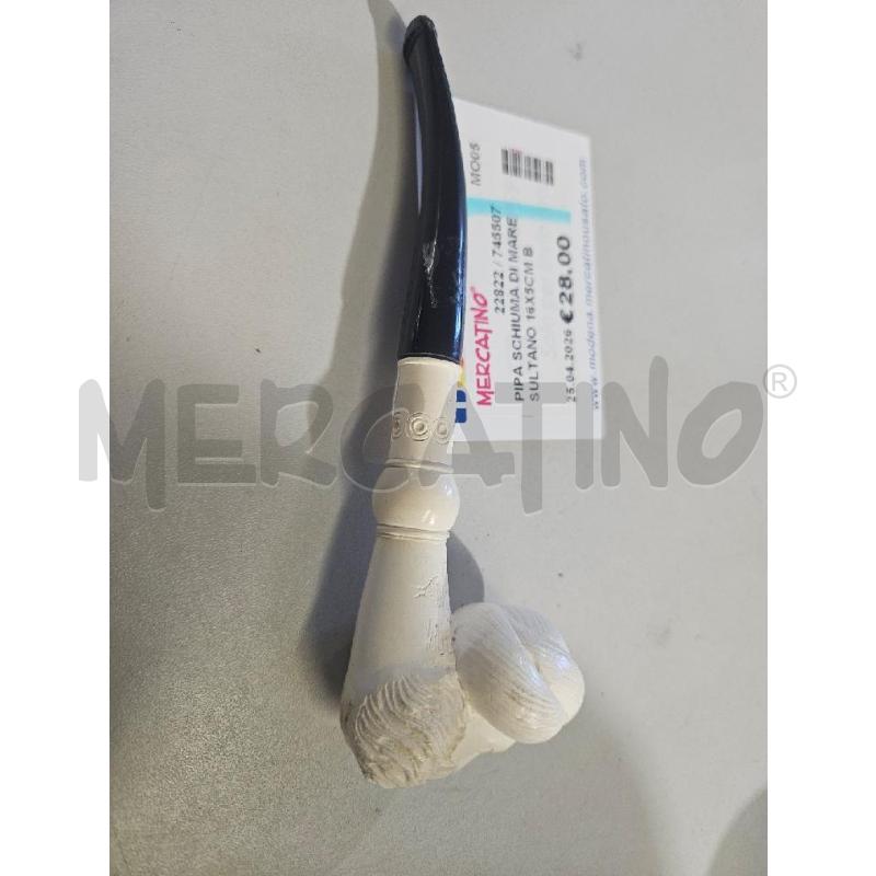 PIPA SCHIUMA DI MARE SULTANO 16X5CM BOCCHINO NERO | Mercatino dell'Usato Modena 3