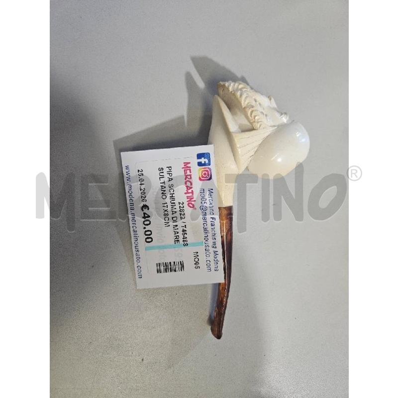 PIPA SCHIUMA DI MARE SULTANO 17X8CM | Mercatino dell'Usato Modena 1