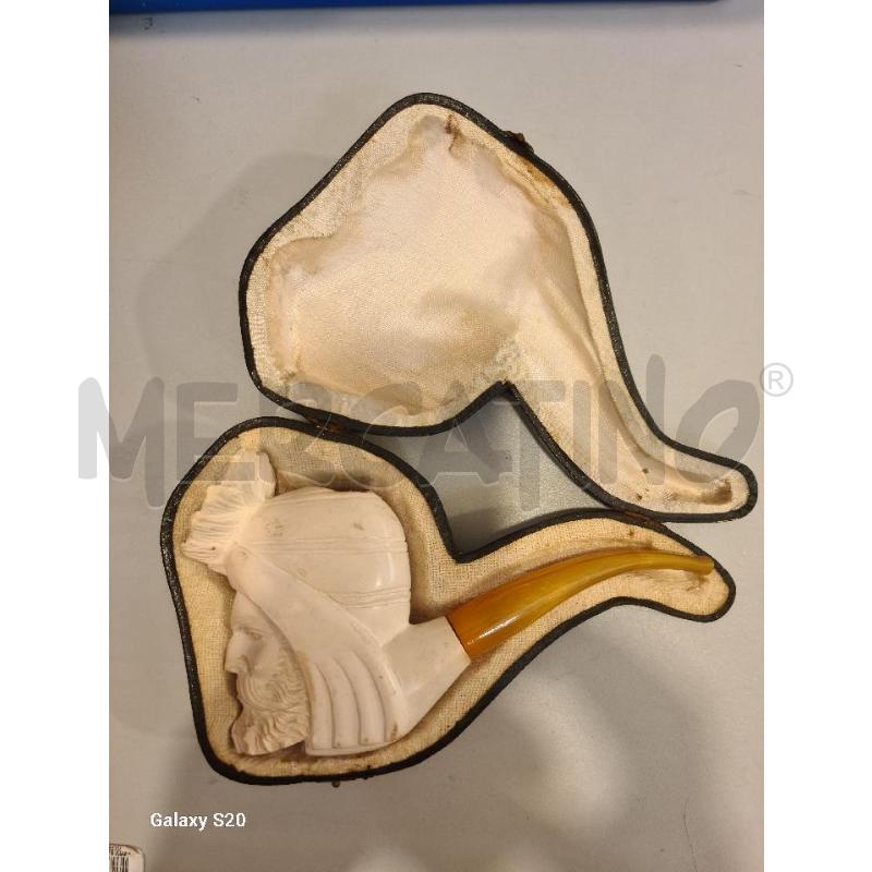 PIPA SCHIUMA DI MARE SULTANO FUMATA CON CUSTODIA | Mercatino dell'Usato Modena 1