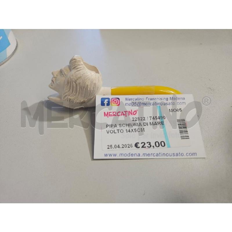 PIPA SCHIUMA DI MARE VOLTO 14X5CM | Mercatino dell'Usato Modena 1