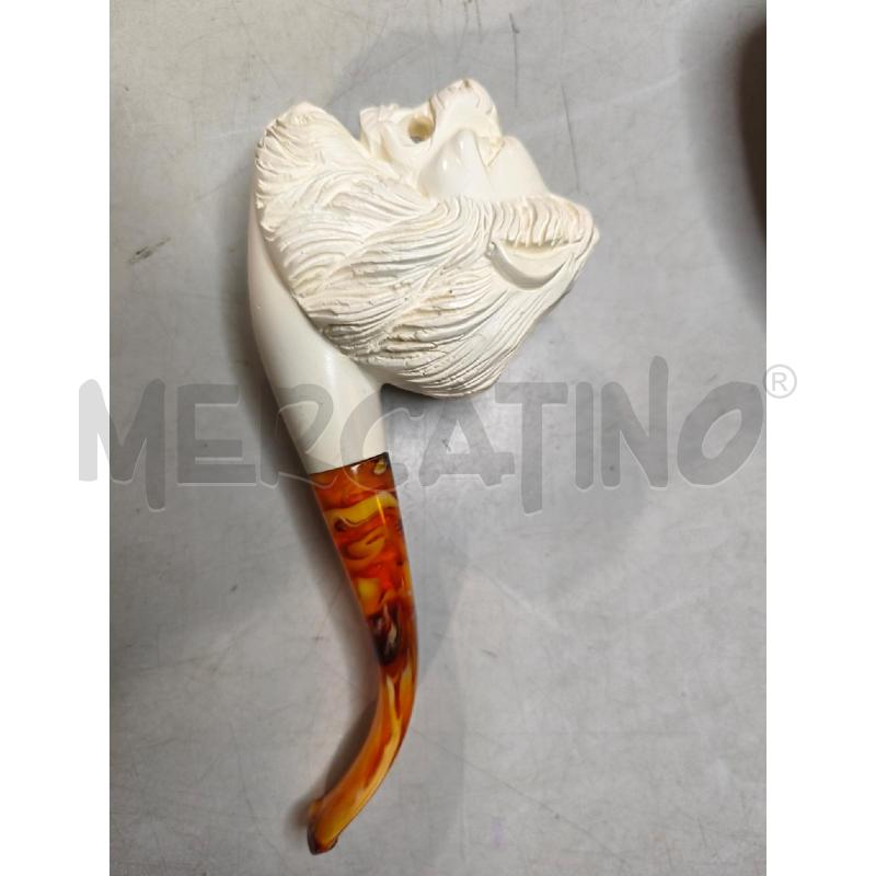 PIPA SERVI LEONE MEERSCHAUM CON CUSTODIA | Mercatino dell'Usato Modena 2