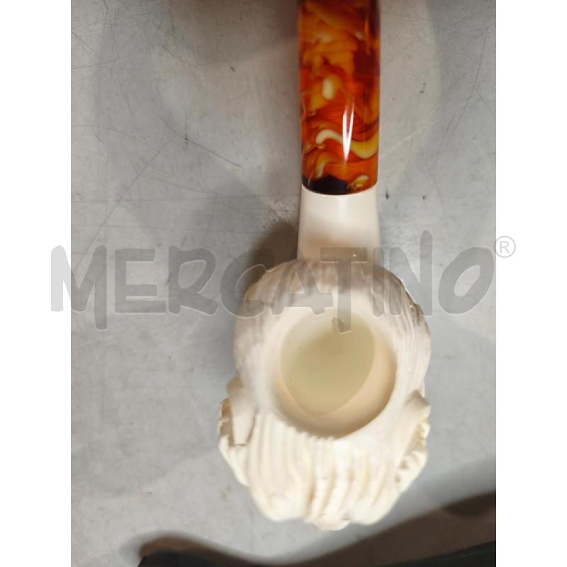 PIPA SERVI LEONE MEERSCHAUM CON CUSTODIA | Mercatino dell'Usato Modena 3
