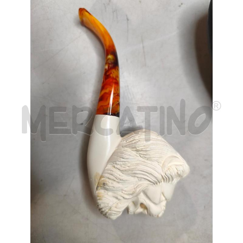 PIPA SERVI LEONE MEERSCHAUM CON CUSTODIA | Mercatino dell'Usato Modena 4