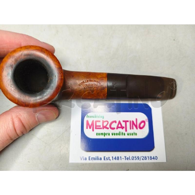 PIPA VIEILLE BRUYER CORRIEU COGOLIN FUMATA 14X5CM | Mercatino dell'Usato Modena 1