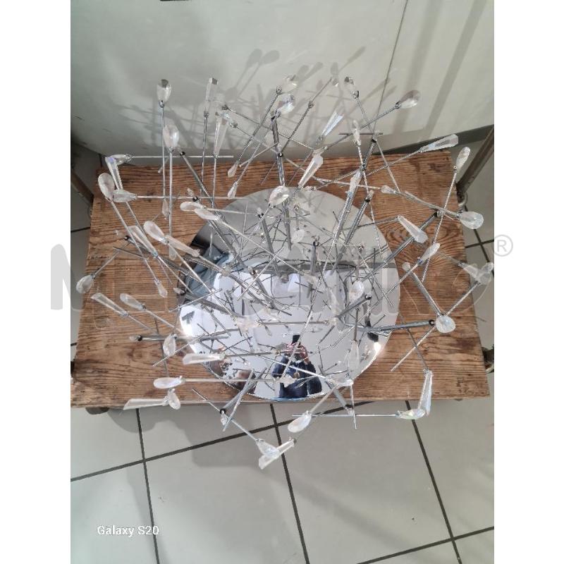 PLAFONIERA BRILLIANT MET. E CRIST. 46CM | Mercatino dell'Usato Modena 1