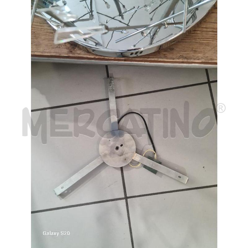 PLAFONIERA BRILLIANT MET. E CRIST. 46CM | Mercatino dell'Usato Modena 3