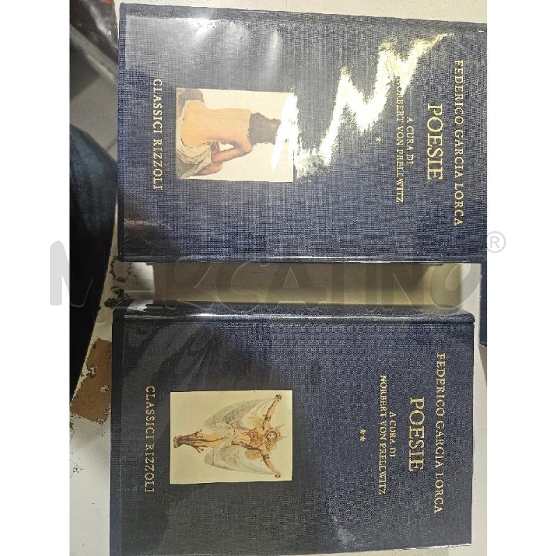 POESIE F.G. LORCA COFANETTO 2VOLUMI RIZZOLI | Mercatino dell'Usato Modena 4