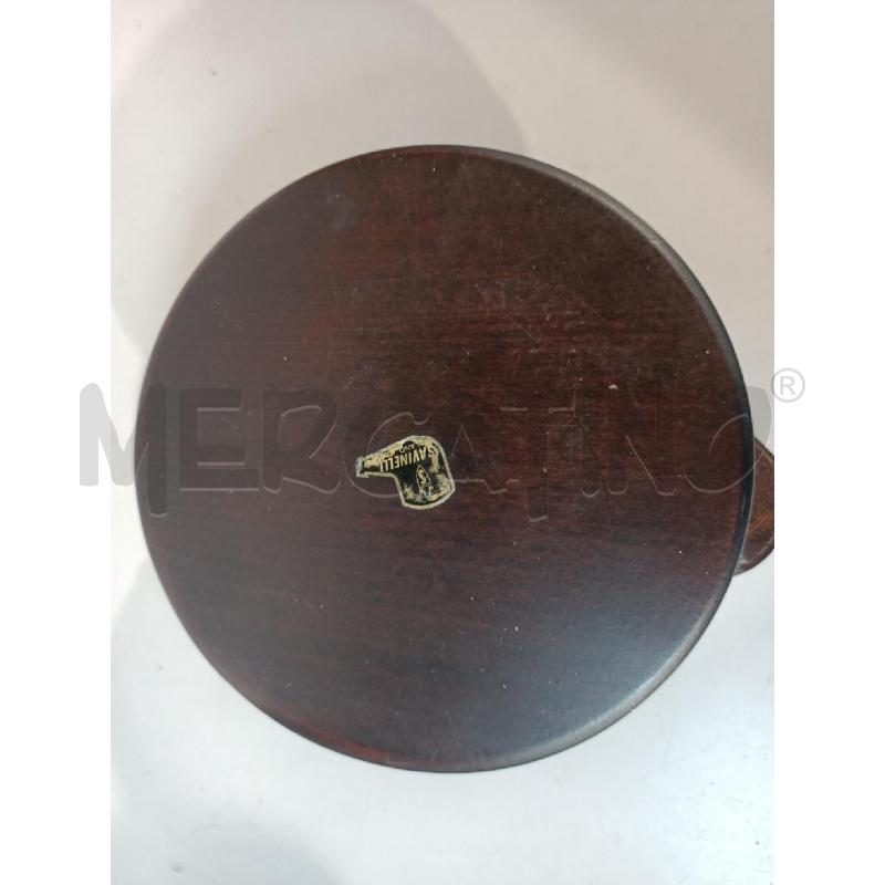 POGGIA PIPE PZ.3 LEGNO CUOIO SVINELLI | Mercatino dell'Usato Modena 3