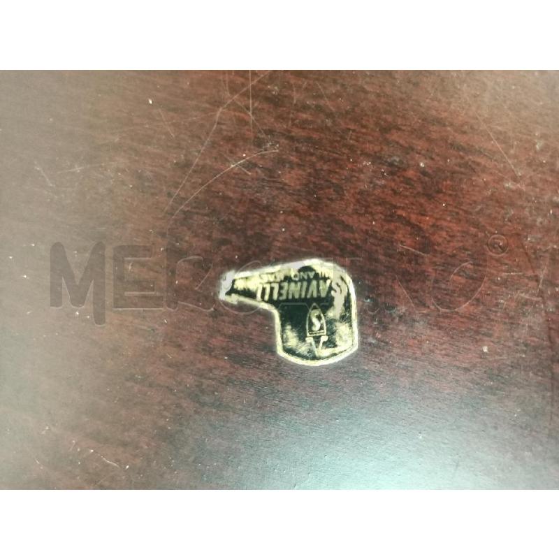 POGGIA PIPE PZ.3 LEGNO CUOIO SVINELLI | Mercatino dell'Usato Modena 4