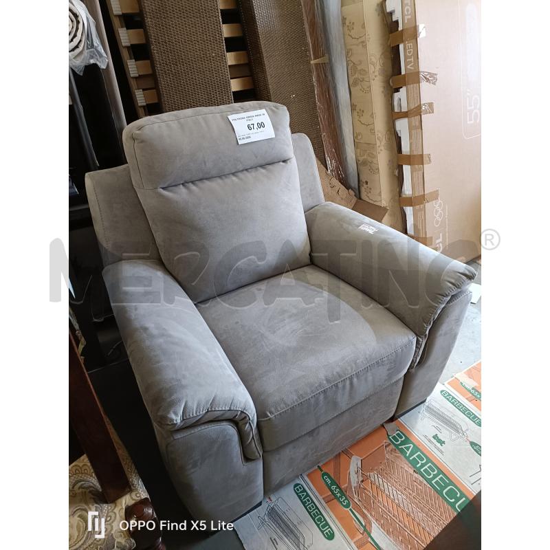 POLTRONA  GRIGIA MADE IN ITALY | Mercatino dell'Usato Modena 1