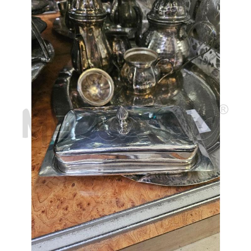 PORTA BURRO SILVER PLATED CAVALIERI | Mercatino dell'Usato Modena 1