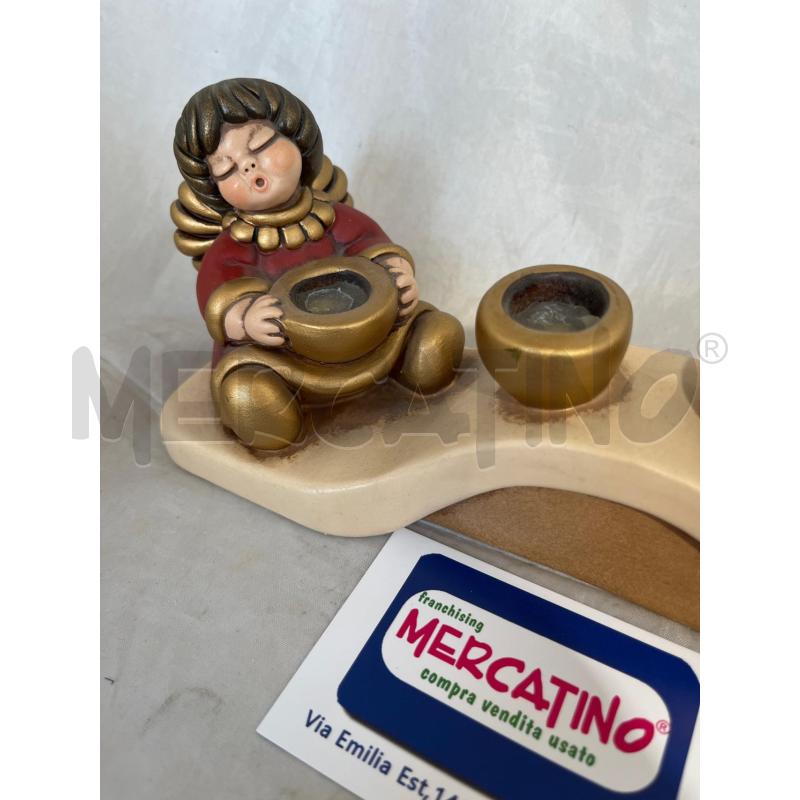PORTA CANDELE PRCLL THUN ANGIOLETTI ROSSI 24CM | Mercatino dell'Usato Modena 4