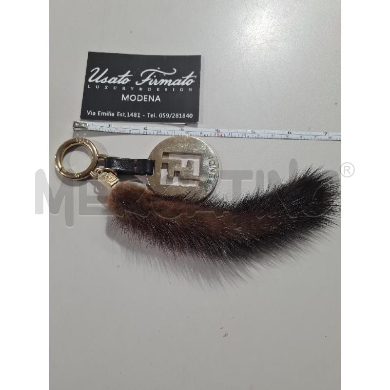 PORTA CHIAVI FENDI CODA VISONE | Mercatino dell'Usato Modena 1