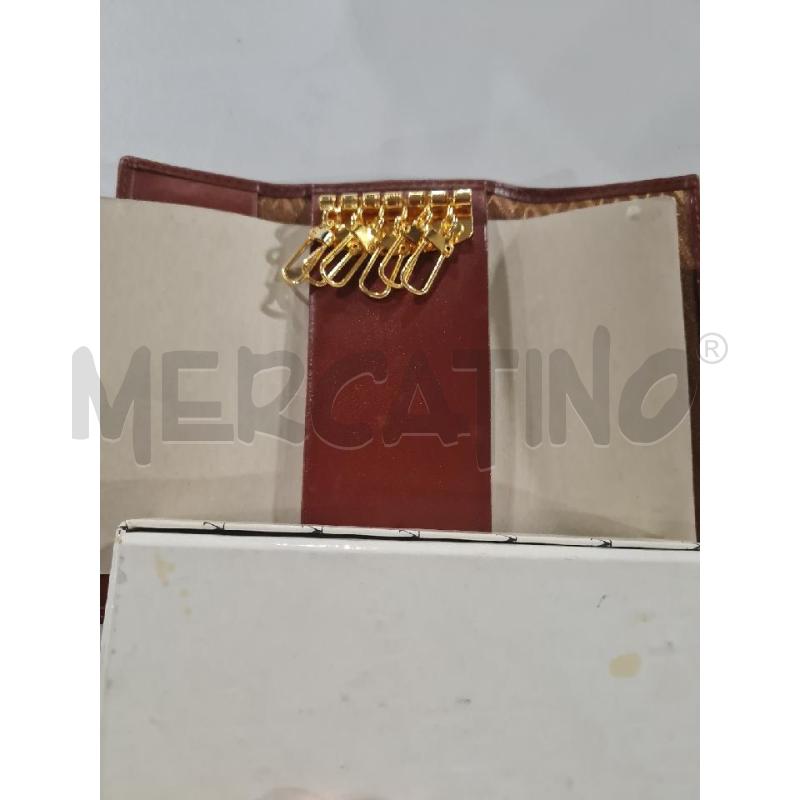 PORTA CHIAVI VALENTIONO MARRONE | Mercatino dell'Usato Modena 4