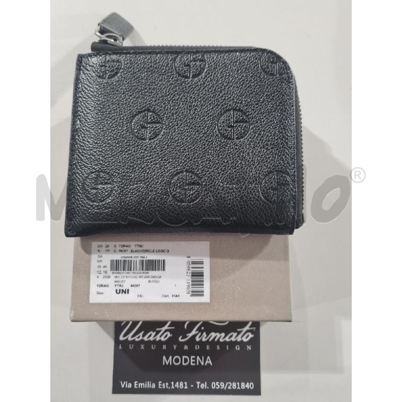 PORTA FOGLIO ARMANI NERO  | Mercatino dell'Usato Modena 2